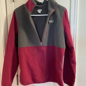 LL BEAN pullover - Maroon color